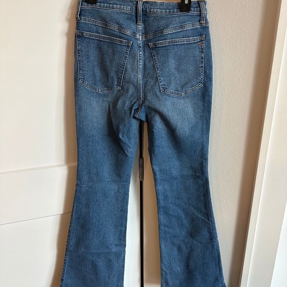 Madewell NWT Skinny Flare Jeans in Fairson Wash Size 28 - Picture 6 of 8